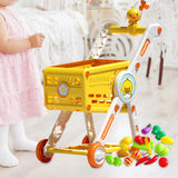 Maxbell Shopping Cart Toy for Kids Supermarket Handcart for Boys Girls Ages 3 and up with Play Accessory