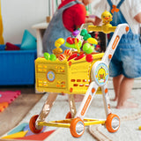 Maxbell Shopping Cart Toy for Kids Supermarket Handcart for Boys Girls Ages 3 and up with Play Accessory