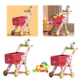 Mini Shopping Cart Toy for Kids Supermarket Handcart Toy for Baby Boys Girls Only Shopping Cart