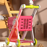Maxbell Mini Shopping Cart Toy for Kids Supermarket Handcart Toy for Baby Boys Girls with Play Accessory