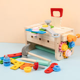 Wooden Tool Set Role Play Tool Box Toys for Children Toddlers Birthday Gifts