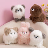 Stuffed Animal Lifelike Gift Cuddly Stuffed Dolls Plush Toy for Birthday Bed Puppy