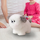 Stuffed Animal Lifelike Gift Cuddly Stuffed Dolls Plush Toy for Birthday Bed Puppy