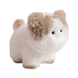 Stuffed Animal Lifelike Gift Cuddly Stuffed Dolls Plush Toy for Birthday Bed Cat