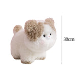 Stuffed Animal Lifelike Gift Cuddly Stuffed Dolls Plush Toy for Birthday Bed Cat