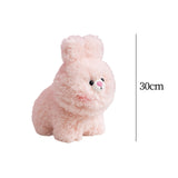 Maxbell Stuffed Animal Lifelike Gift Cuddly Stuffed Dolls Plush Toy for Birthday Bed Bunny