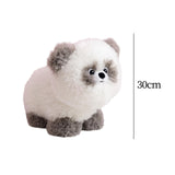 Stuffed Animal Lifelike Gift Cuddly Stuffed Dolls Plush Toy for Birthday Bed Panda