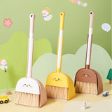 Mini Broom and Dustpan Set for Kids Holiday Gifts for Kindergarten Preschool bear