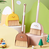 Mini Broom and Dustpan Set for Kids Holiday Gifts for Kindergarten Preschool bear