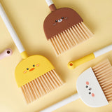 Mini Broom and Dustpan Set for Kids Holiday Gifts for Kindergarten Preschool bear