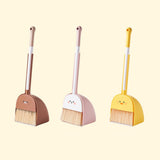 Mini Broom and Dustpan Set for Kids Holiday Gifts for Kindergarten Preschool bear