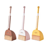 Mini Broom and Dustpan Set for Kids Holiday Gifts for Kindergarten Preschool bear