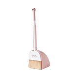 Mini Broom and Dustpan Set for Kids Holiday Gifts for Kindergarten Preschool rabbit