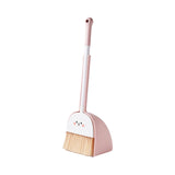 Mini Broom and Dustpan Set for Kids Holiday Gifts for Kindergarten Preschool rabbit