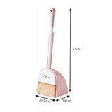 Mini Broom and Dustpan Set for Kids Holiday Gifts for Kindergarten Preschool rabbit