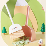 Mini Broom and Dustpan Set for Kids Holiday Gifts for Kindergarten Preschool rabbit