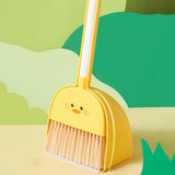 Mini Broom and Dustpan Set for Kids Holiday Gifts for Kindergarten Preschool duck