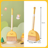 Mini Broom and Dustpan Set for Kids Holiday Gifts for Kindergarten Preschool duck