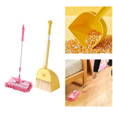 Pretend Play Mini Broom with Dustpan Mop for Kids for Kindergarten Preschool