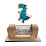 Busy Board Part Kids Instrument Sequined Dinosaur for Boy Girl Kids Toddlers Dinosaur Blue