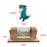 Busy Board Part Kids Instrument Sequined Dinosaur for Boy Girl Kids Toddlers Dinosaur Blue