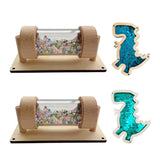 Busy Board Part Kids Instrument Sequined Dinosaur for Boy Girl Kids Toddlers Dinosaur Blue