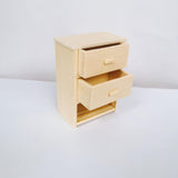 1:12 Dollhouse Bedside Cabinet Simulation Accessories Toy for Home Ornaments