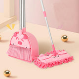 Pretend Play Mini Broom with Dustpan Mop for Kids for Kindergarten Preschool