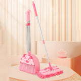 Pretend Play Mini Broom with Dustpan Mop for Kids for Kindergarten Preschool