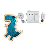 2 Pieces Activity Board Accessory Part Sensory Board Parts Boys Travel dinosaur blue