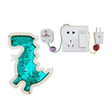 2 Pieces Activity Board Accessory Part Sensory Board Parts Boys Travel green dinosaur