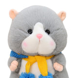 Cartoon Hamster Doll Soft Plush Hamster Stuffed Animal Toy for Children Kids Gray