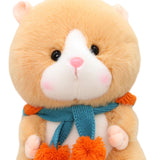 Cartoon Hamster Doll Soft Plush Hamster Stuffed Animal Toy for Children Kids Brown