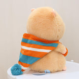 Cartoon Hamster Doll Soft Plush Hamster Stuffed Animal Toy for Children Kids Brown