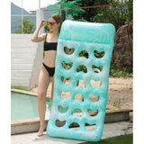 Lake Beach Water Float Lightweight for Fun Lap Swimming Slip and Slide light blue