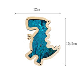 2Pcs Wooden Busy Board Parts Montessori Toy for Boys Girls Toddlers Children Blue