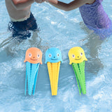 3Pcs Dive Pool Toy Set for Kids Swimming Pool Toys for Tub Water Bathtub Dive  Octopus