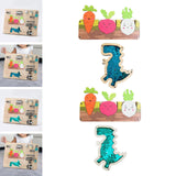 2 Pieces Kids Busy Board DIY Accessories Harvest Carrots for Travel Children Blue