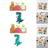 2 Pieces Kids Busy Board DIY Accessories Harvest Carrots for Travel Children Blue