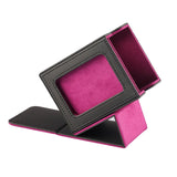 Maxbell Card Deck Box Holds 100 Cards Baseball Card Premium Sleeved Card Storage Box Black Purple