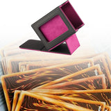 Maxbell Card Deck Box Holds 100 Cards Baseball Card Premium Sleeved Card Storage Box Black Purple