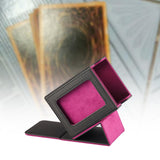 Maxbell Card Deck Box Holds 100 Cards Baseball Card Premium Sleeved Card Storage Box Black Purple