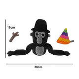 Gorilla Monkey Plush Toy Plush Monkey Toy for Children Family Birthday Gifts Style D