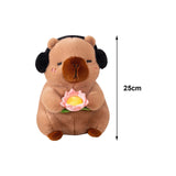 Stuffed Animal Plush Bedroom Decoration for Teens Kids Valentine's Day Gifts Brown 25cm