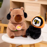 Stuffed Animal Plush Bedroom Decoration for Teens Kids Valentine's Day Gifts Brown 25cm