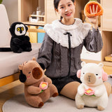 Stuffed Animal Plush Bedroom Decoration for Teens Kids Valentine's Day Gifts Brown 25cm