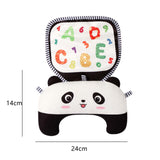 Baby Pillow Breathable Washable Lying Pillow for Room Home Travel Panda