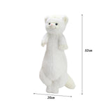 Plush Toy Lovely Cartoon Plush Doll for Birthday Gifts Home Decor Kids Girls White