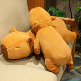 Plush Capybara Doll Stuffed Animal Doll Funny Seat Cushion Animals Plush Toy