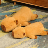 Plush Capybara Doll Stuffed Animal Doll Funny Seat Cushion Animals Plush Toy